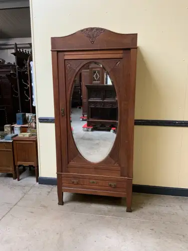 Antiker Jugendstil Wäscheschrank, -   Lieferung möglich!
