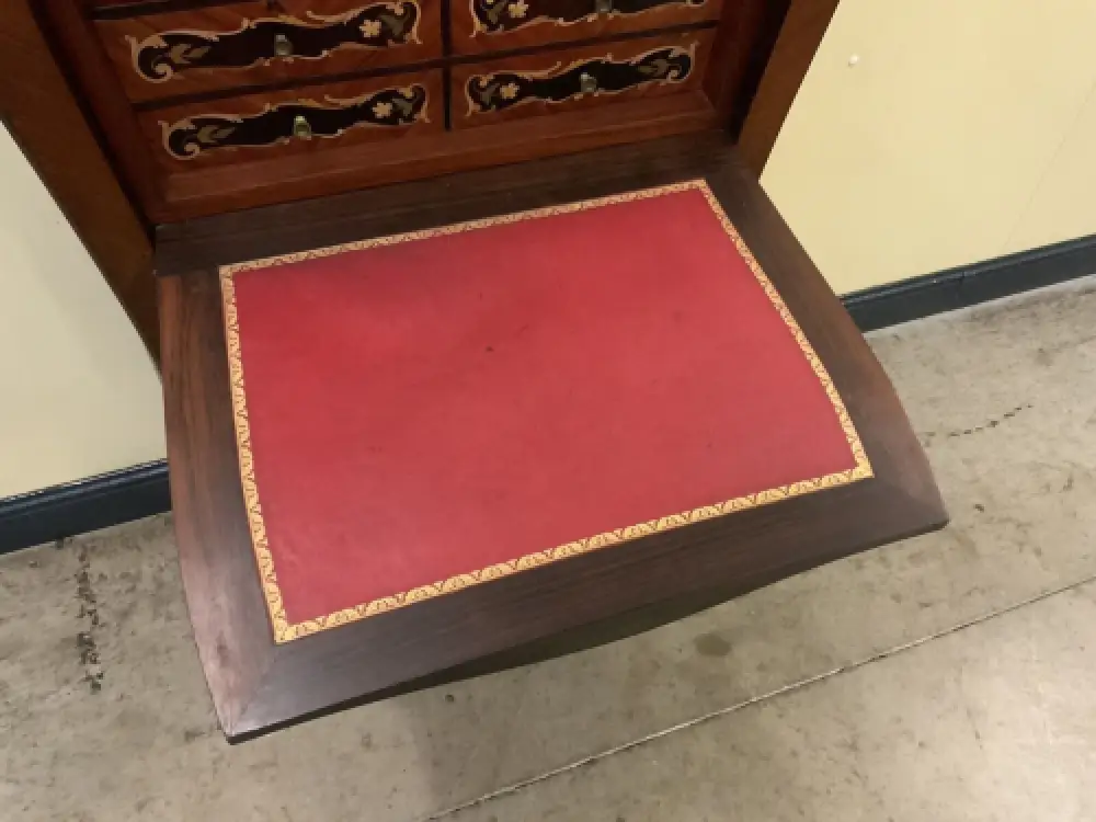 Antiker Jugendstil Sekretär mit floralen Intarsien, LouisXV- Lieferung möglich! 23