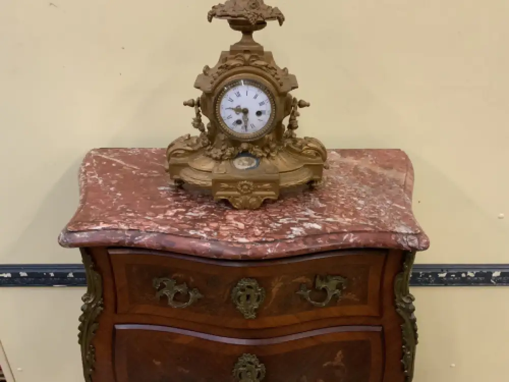 Antiker Jugendstil Sekretär mit floralen Intarsien, LouisXV- Lieferung möglich! 6