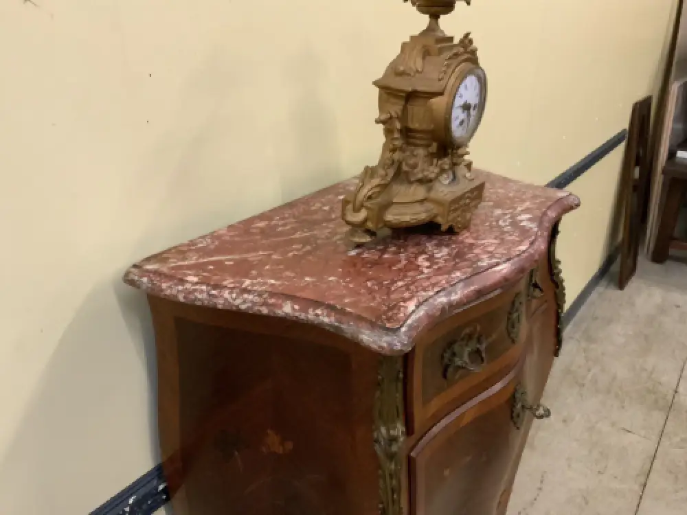 Antiker Jugendstil Sekretär mit floralen Intarsien, LouisXV- Lieferung möglich! 7