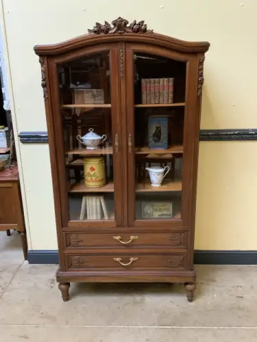 Antiker Jugendsti Bücherschrank, Vitrine - Traumhaft - Lieferung möglich!