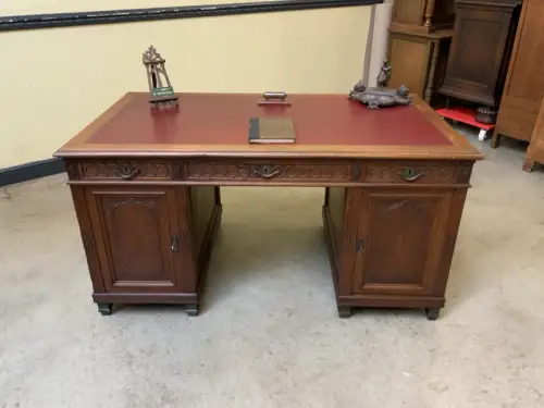 Antiker frei aufstellbarer Jugendstil Schreibtisch - Lieferung möglich!