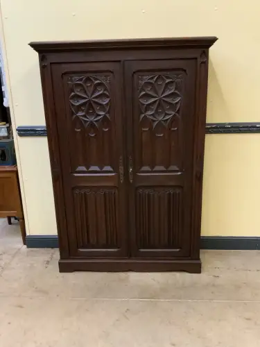 Antik - Vertiko, Sekretär, Archivschrank - Neogotik - Lieferung möglich!