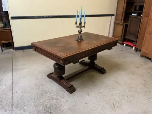 Antik - imposanter Ausziehtisch, 298 cm - Neorenaissance - Lieferung möglich!