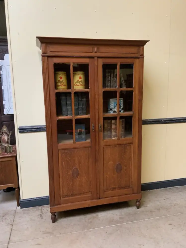 Antik -  Art Deco Vitrine, Bücherschrank - Lieferung möglich! 1