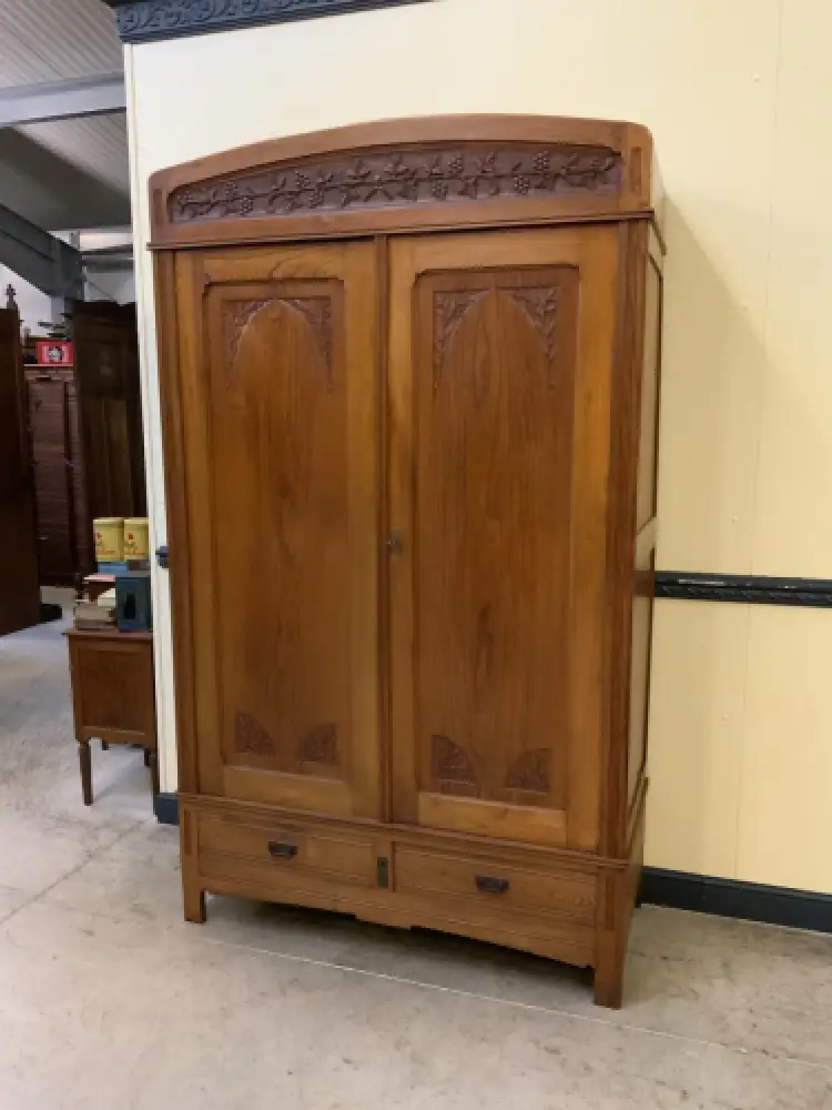 Antiker Jugendstil Kleiderschrank, Garderobenschrank - Lieferung möglich! 1