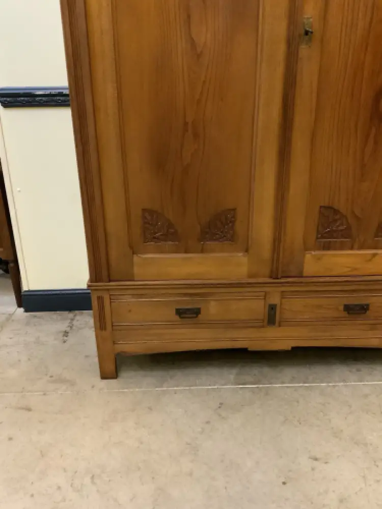 Antiker Jugendstil Kleiderschrank, Garderobenschrank - Lieferung möglich! 11