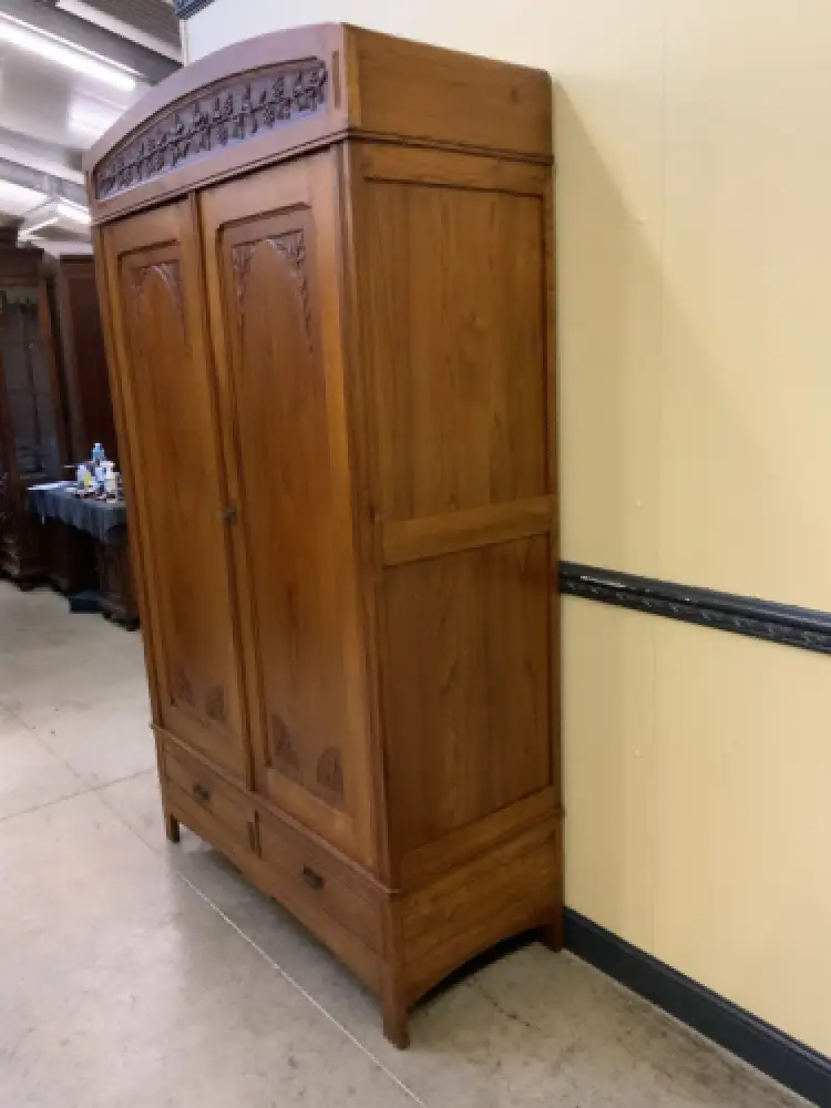 Antiker Jugendstil Kleiderschrank, Garderobenschrank - Lieferung möglich! 4