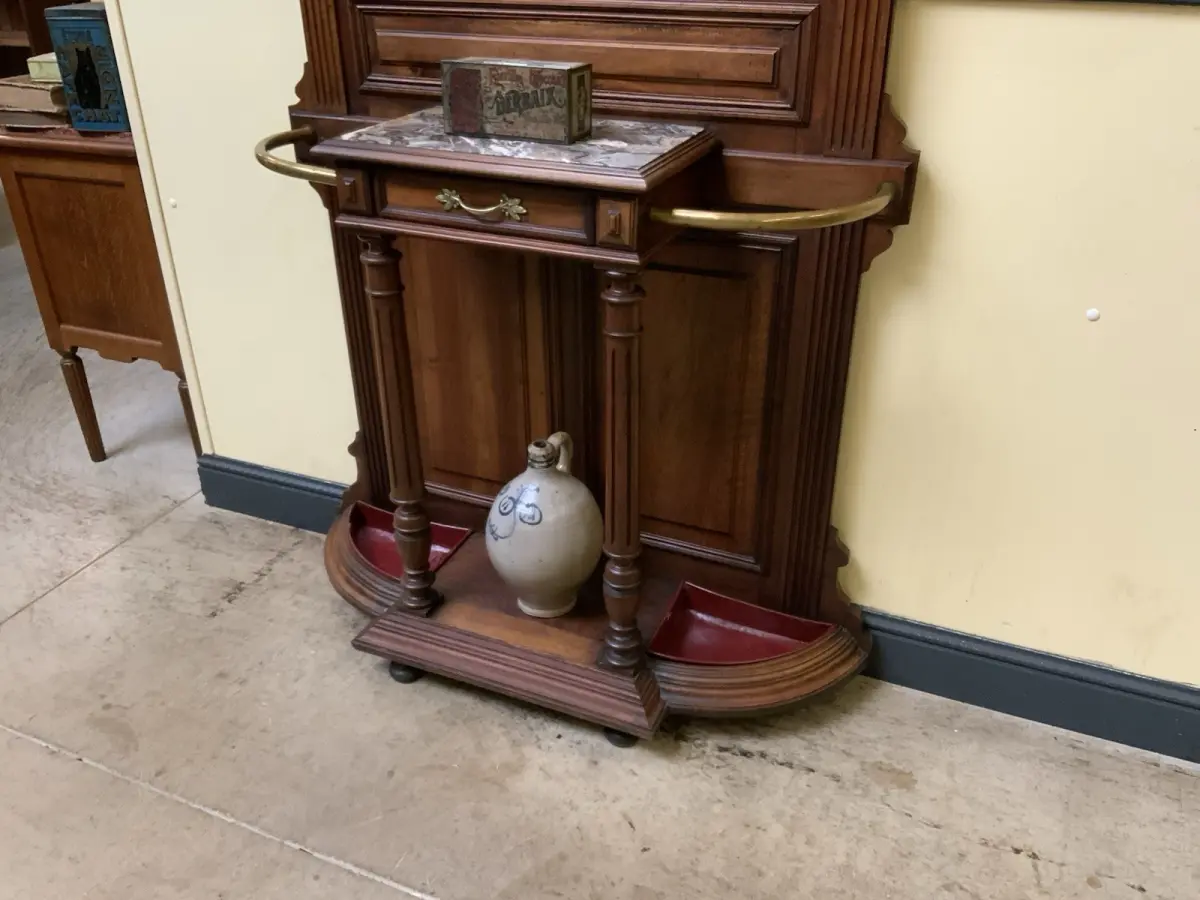 Antik - Garderobe mit Schub, Kleiderständer - Jugendstil -  Lieferung möglich! 16