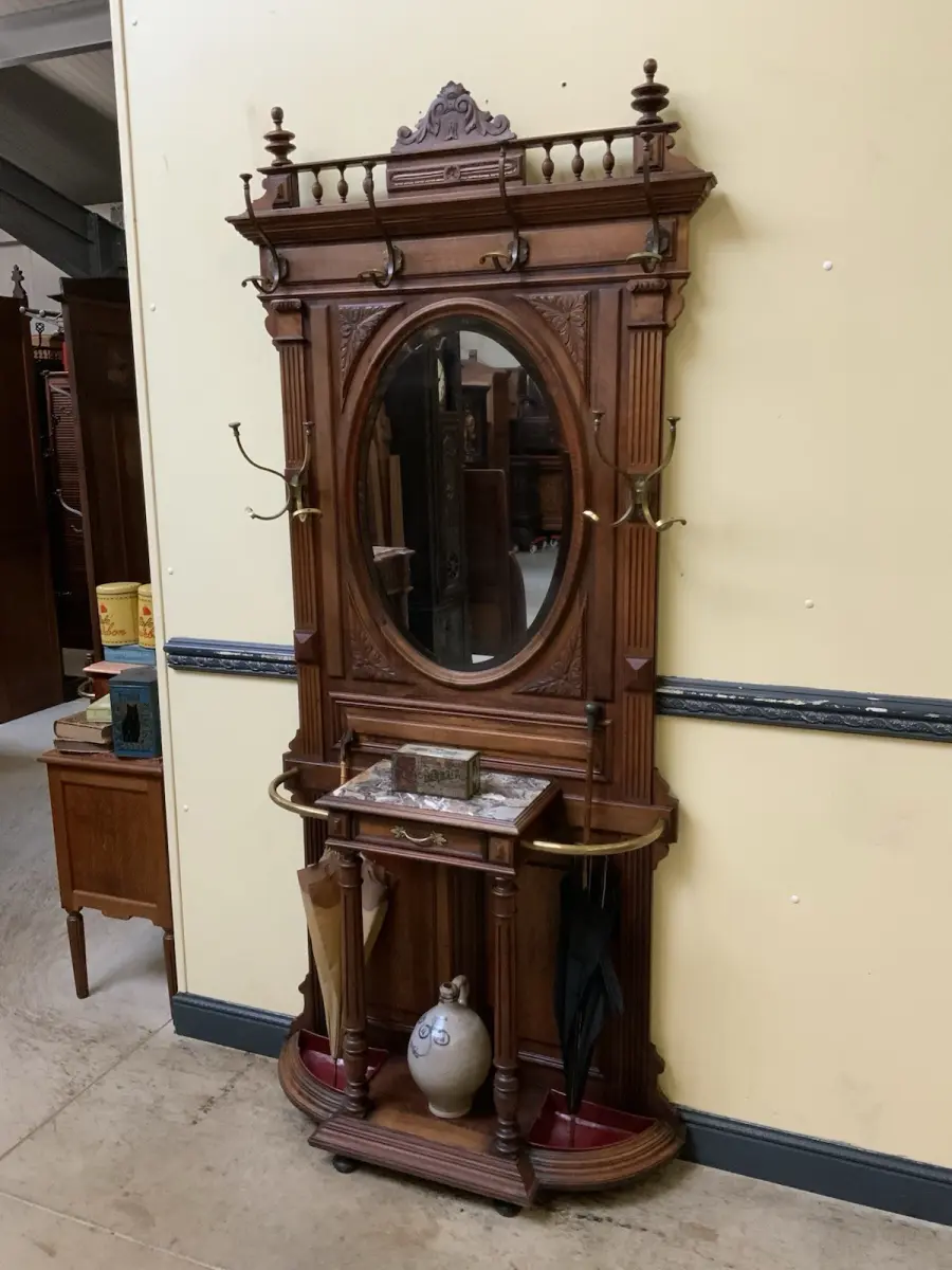 Antik - Garderobe mit Schub, Kleiderständer - Jugendstil -  Lieferung möglich! 2