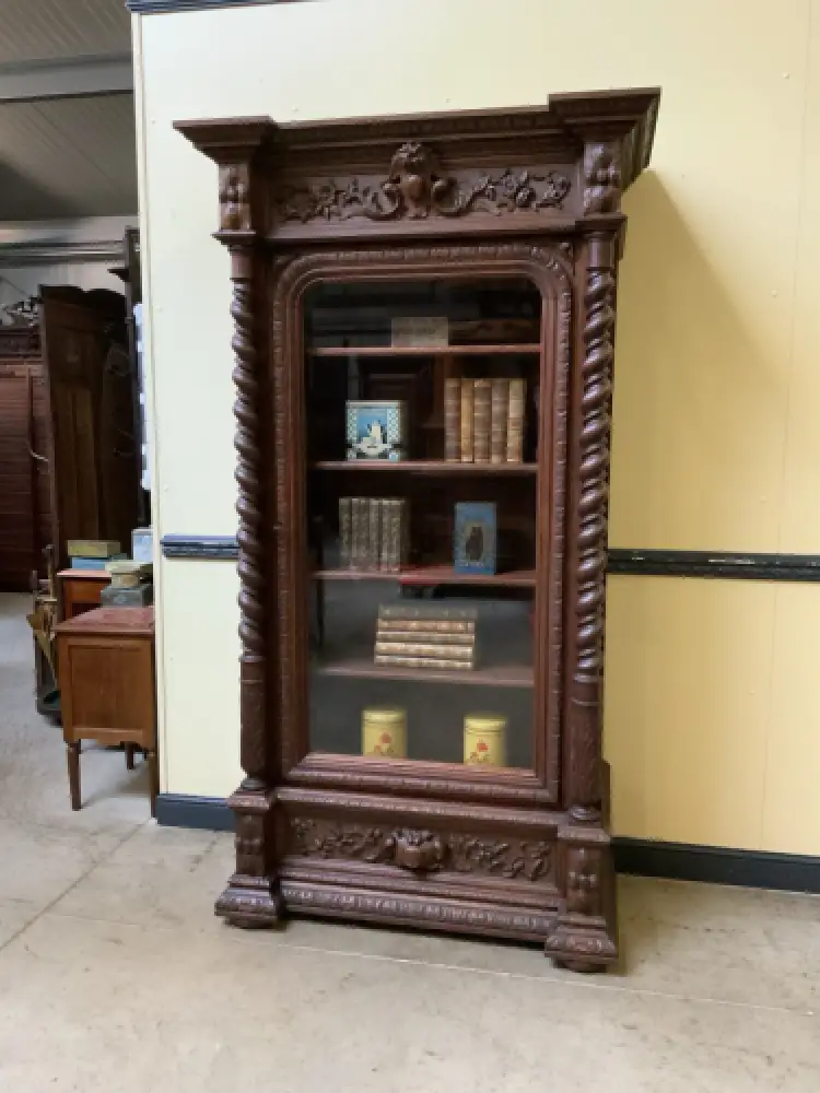 Antiker Gründerzeit Bücherschrank, Vitrine - Sensationell  - Lieferung möglich! 0