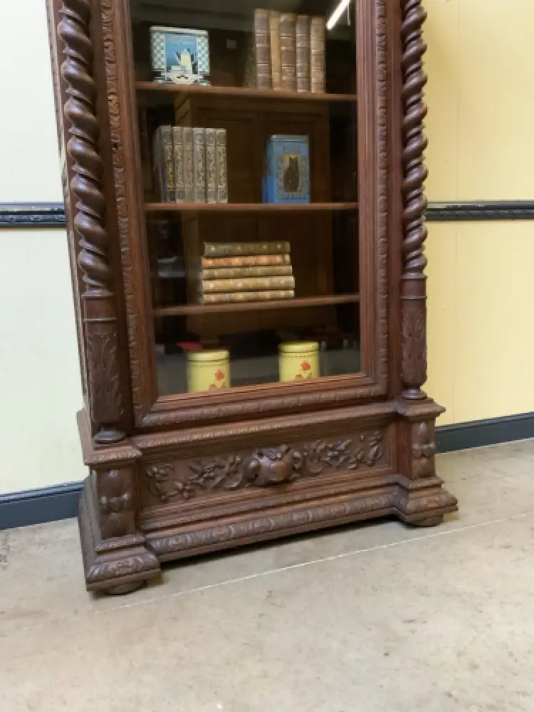 Antiker Gründerzeit Bücherschrank, Vitrine - Sensationell  - Lieferung möglich! 10