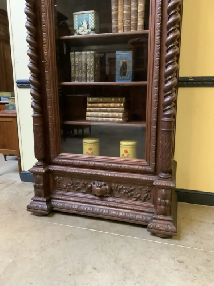 Antiker Gründerzeit Bücherschrank, Vitrine - Sensationell  - Lieferung möglich! 11