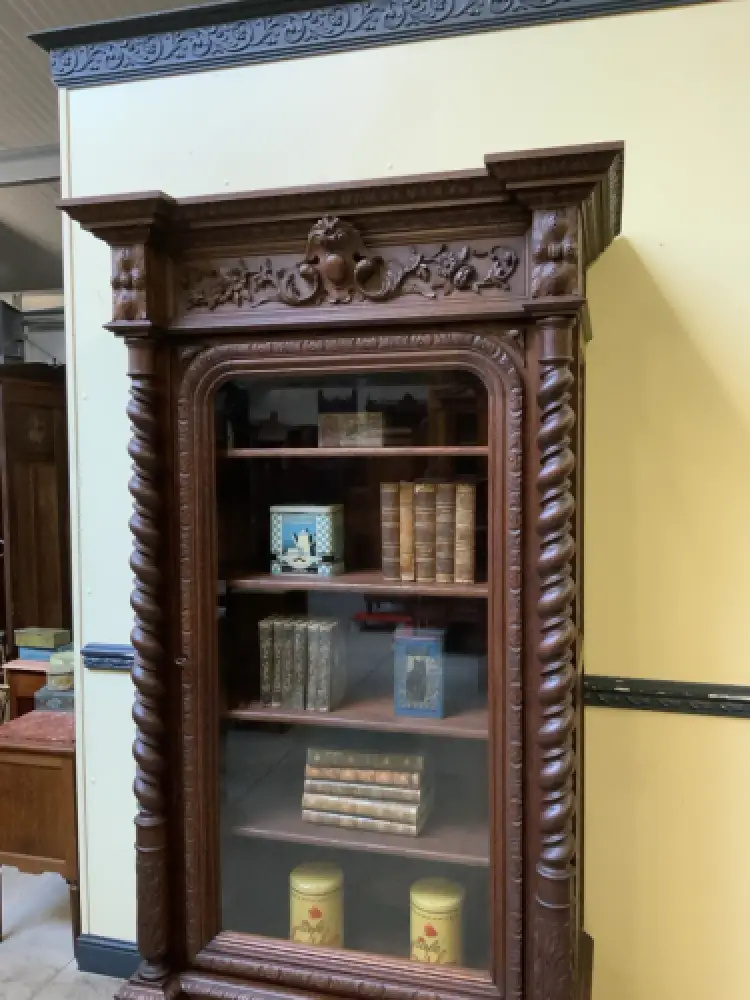 Antiker Gründerzeit Bücherschrank, Vitrine - Sensationell  - Lieferung möglich! 12