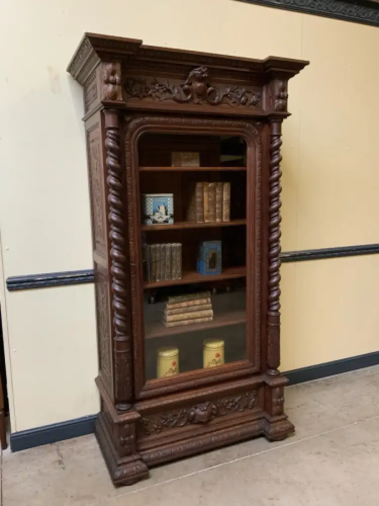 Antiker Gründerzeit Bücherschrank, Vitrine - Sensationell  - Lieferung möglich! 3