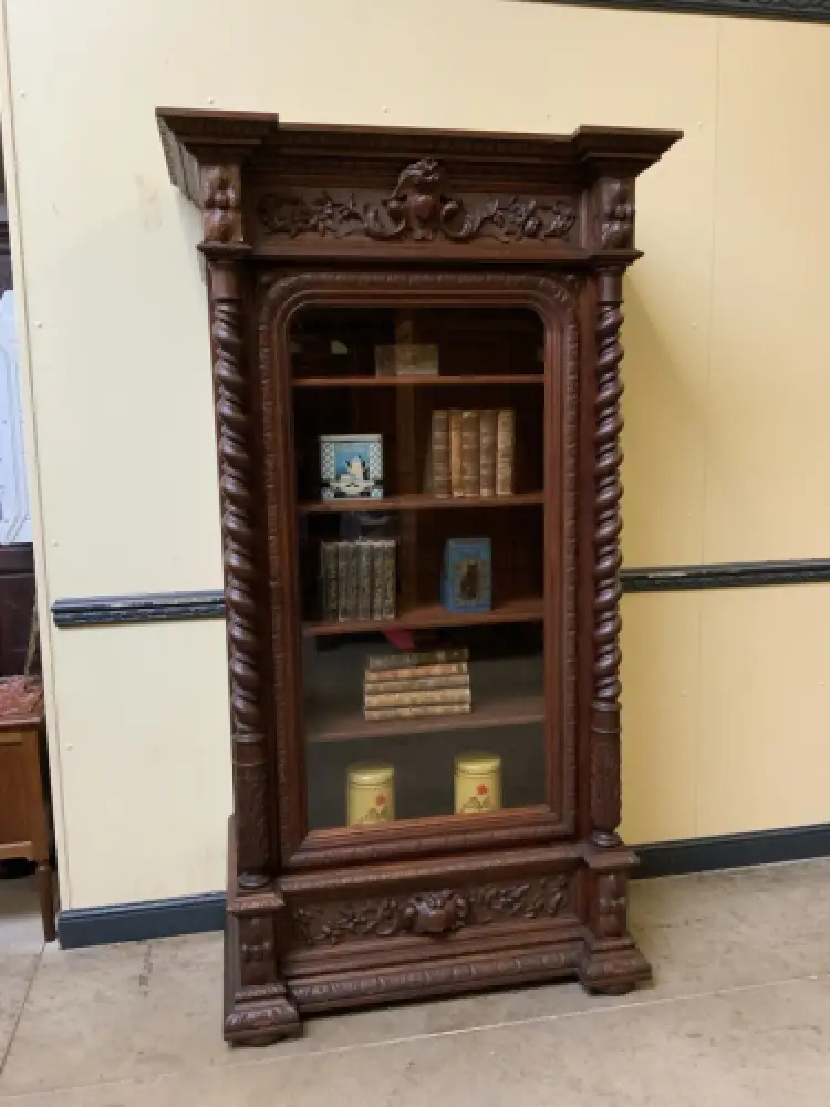 Antiker Gründerzeit Bücherschrank, Vitrine - Sensationell  - Lieferung möglich! 4