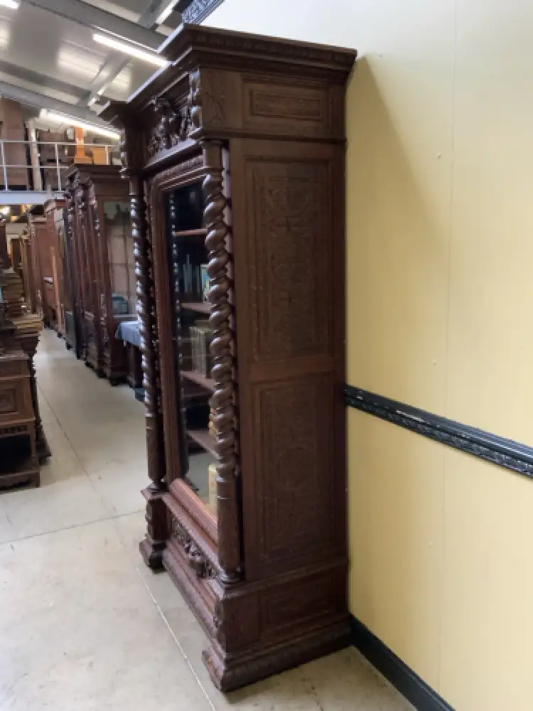 Antiker Gründerzeit Bücherschrank, Vitrine - Sensationell  - Lieferung möglich! 5