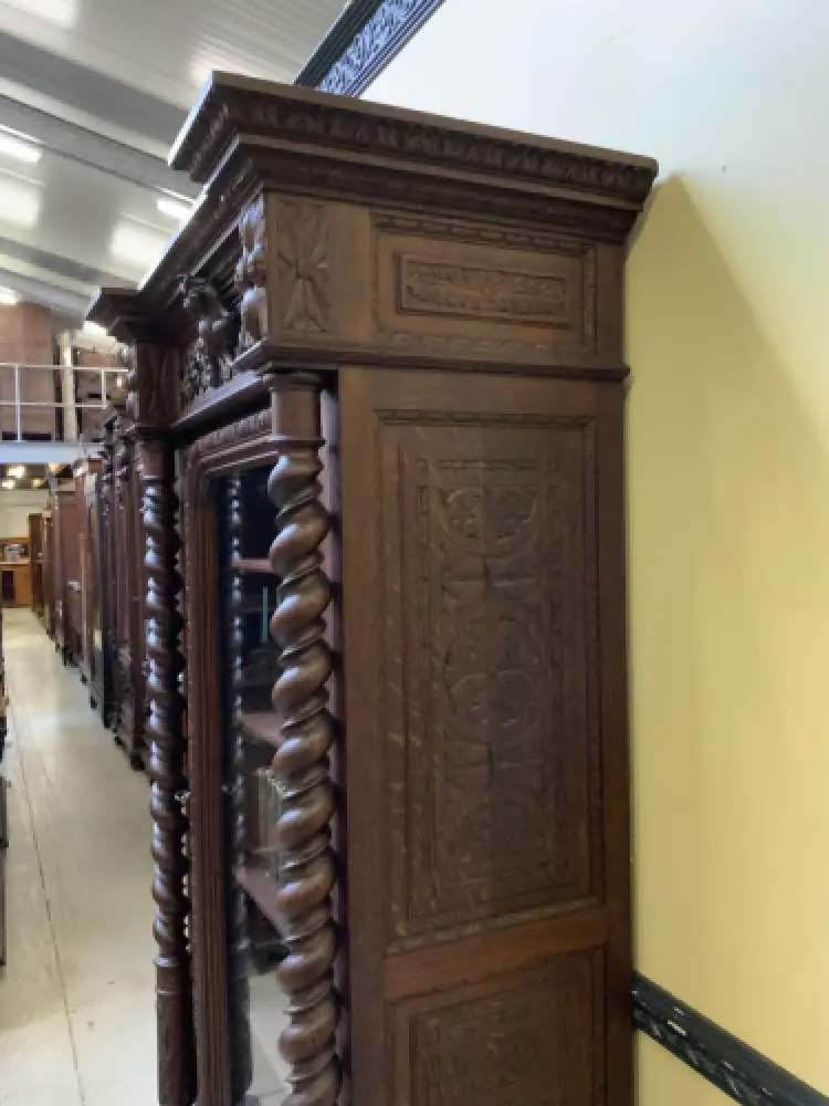 Antiker Gründerzeit Bücherschrank, Vitrine - Sensationell  - Lieferung möglich! 6