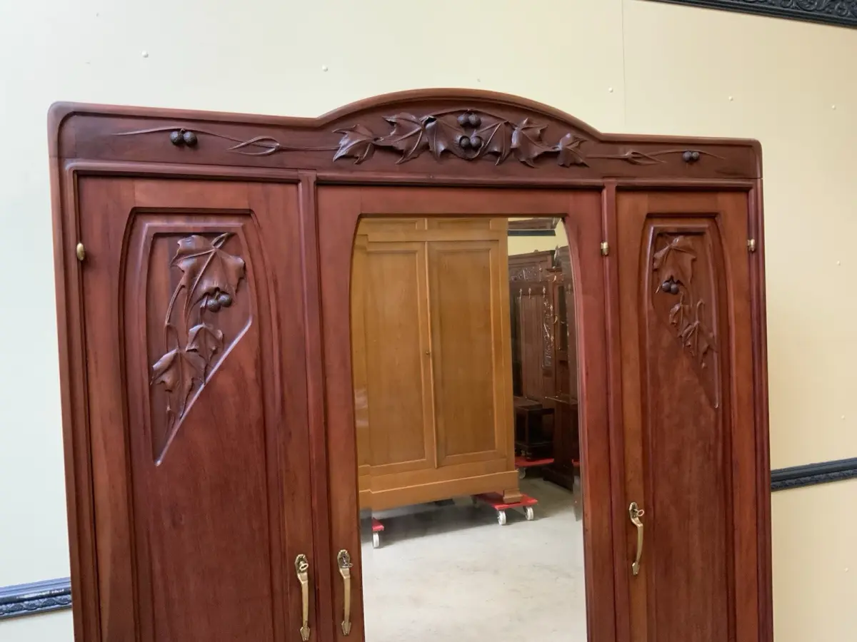 Antik Kleiderschrank, Wäscheschrank -Jugendstil - Art Nouveau - Lieferung mögl.! 5