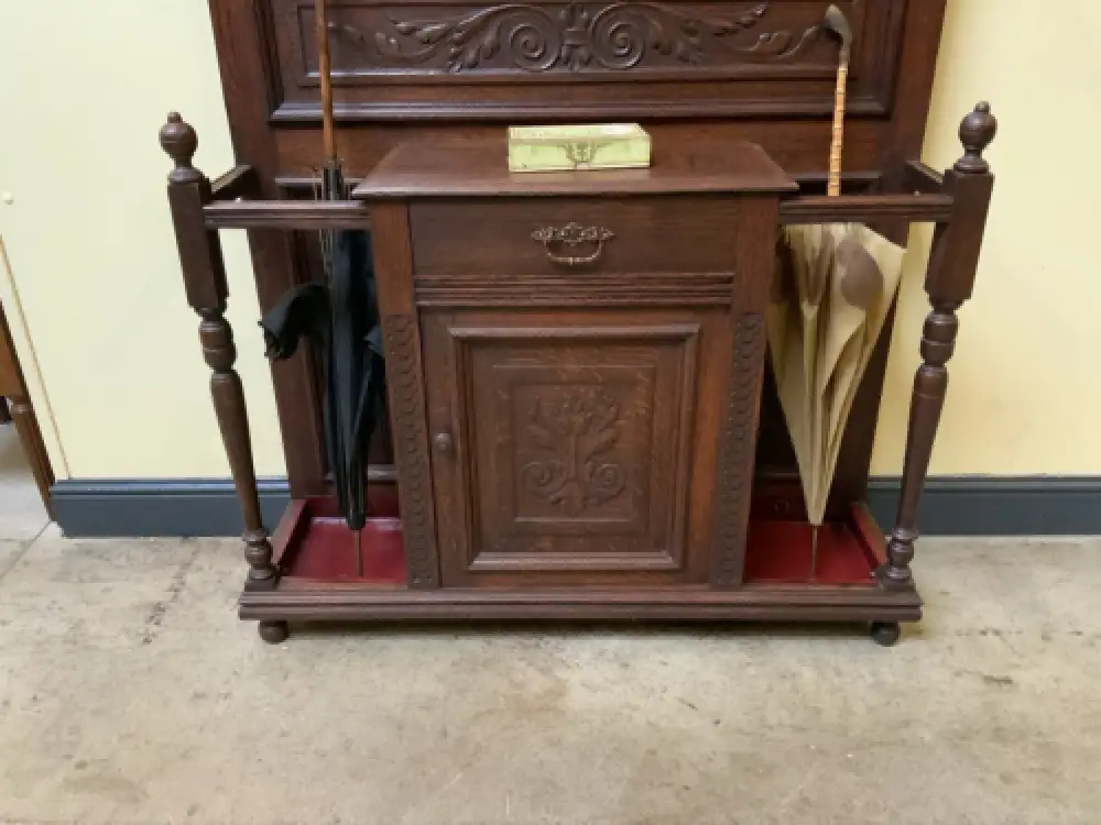 Antik - Garderobe mit Schrank und Schub - Jugendstil -  Lieferung möglich! 13