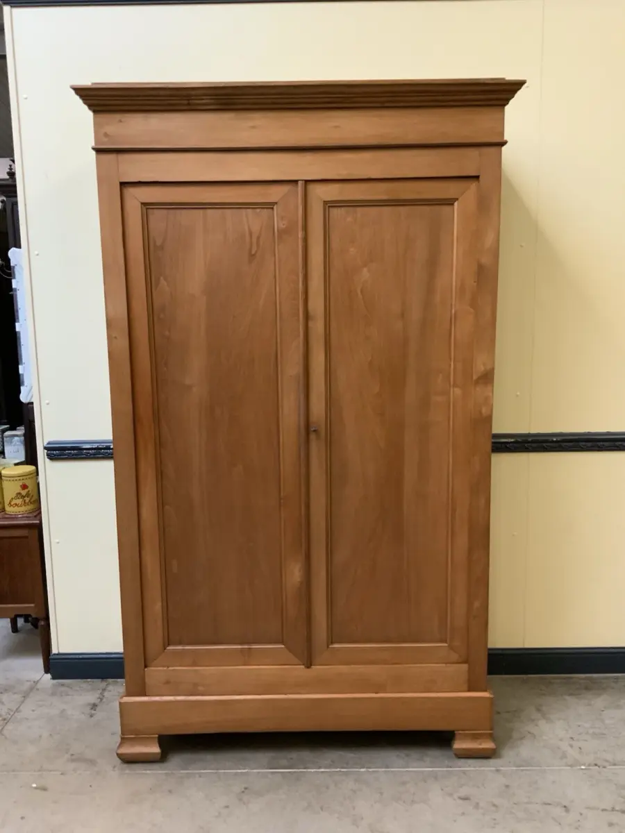 Antiker Gründerzeit Kleiderschrank, Wäscheschrank - Esche - Lieferung möglich!