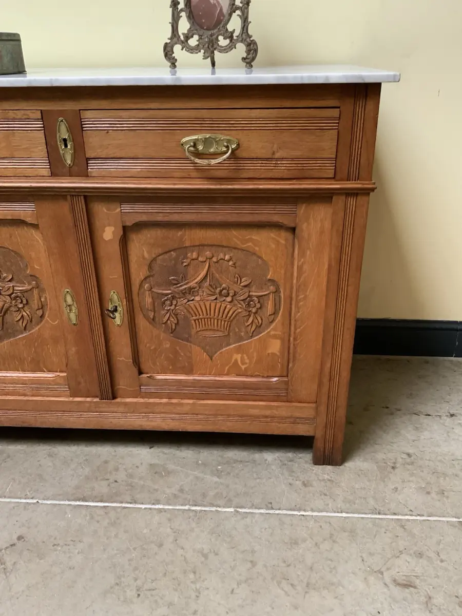 Antike Jugendstil Anrichte, Kommode - Lieferung möglich! 11