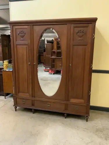 Antik - Kleiderschrank, Wäscheschrank - Art Deco -  Lieferung möglich!