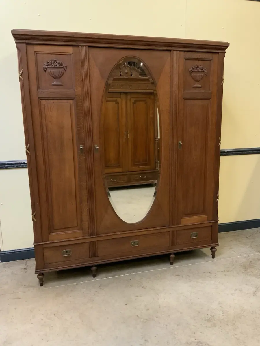 Antik - Kleiderschrank, Wäscheschrank - Art Deco -  Lieferung möglich! 1