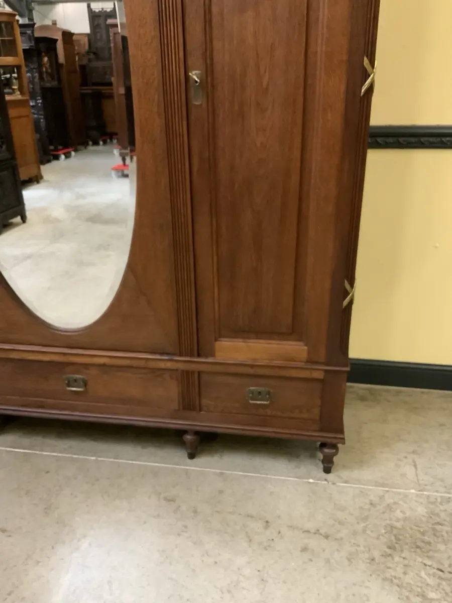 Antik - Kleiderschrank, Wäscheschrank - Art Deco -  Lieferung möglich! 11