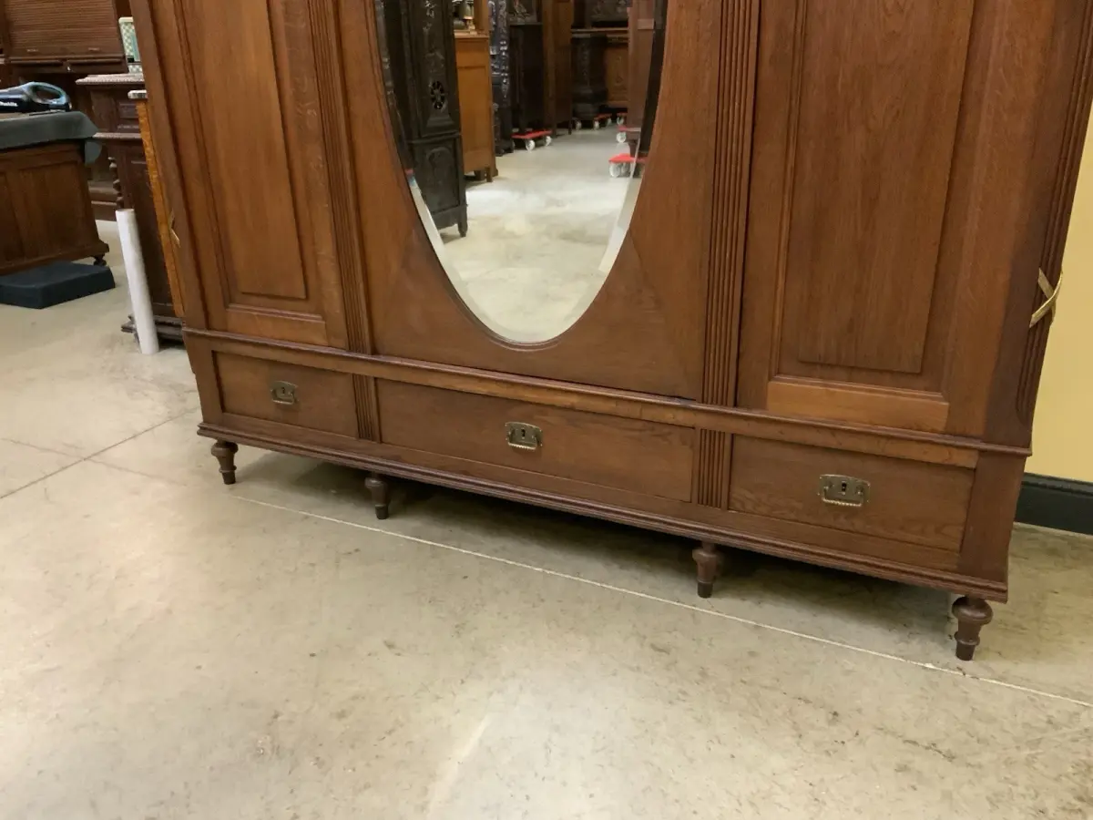 Antik - Kleiderschrank, Wäscheschrank - Art Deco -  Lieferung möglich! 12