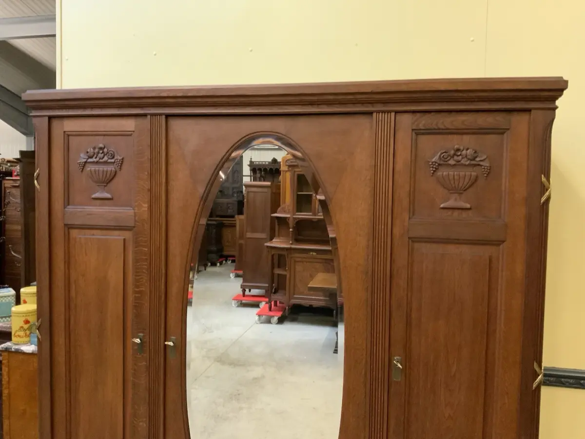 Antik - Kleiderschrank, Wäscheschrank - Art Deco -  Lieferung möglich! 13