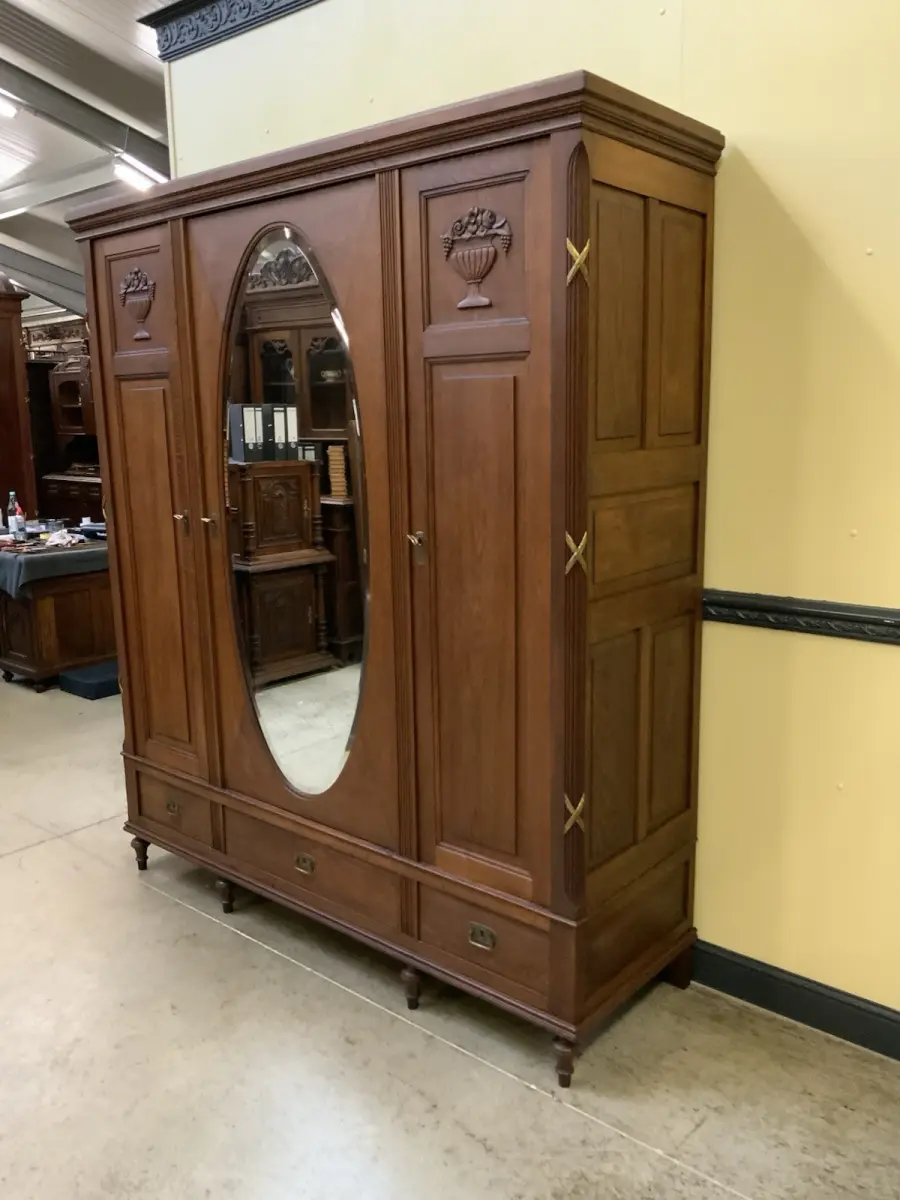 Antik - Kleiderschrank, Wäscheschrank - Art Deco -  Lieferung möglich! 2