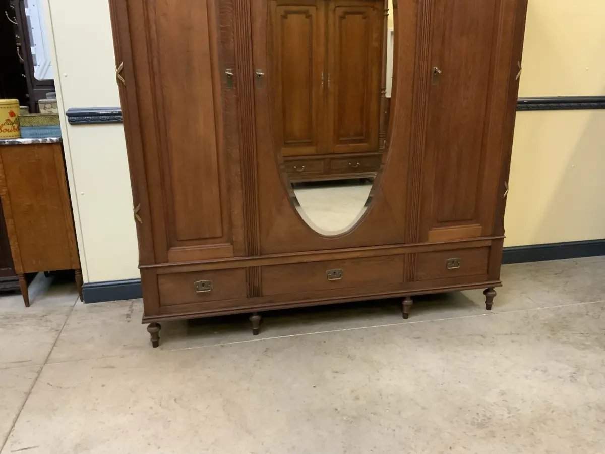 Antik - Kleiderschrank, Wäscheschrank - Art Deco -  Lieferung möglich! 5