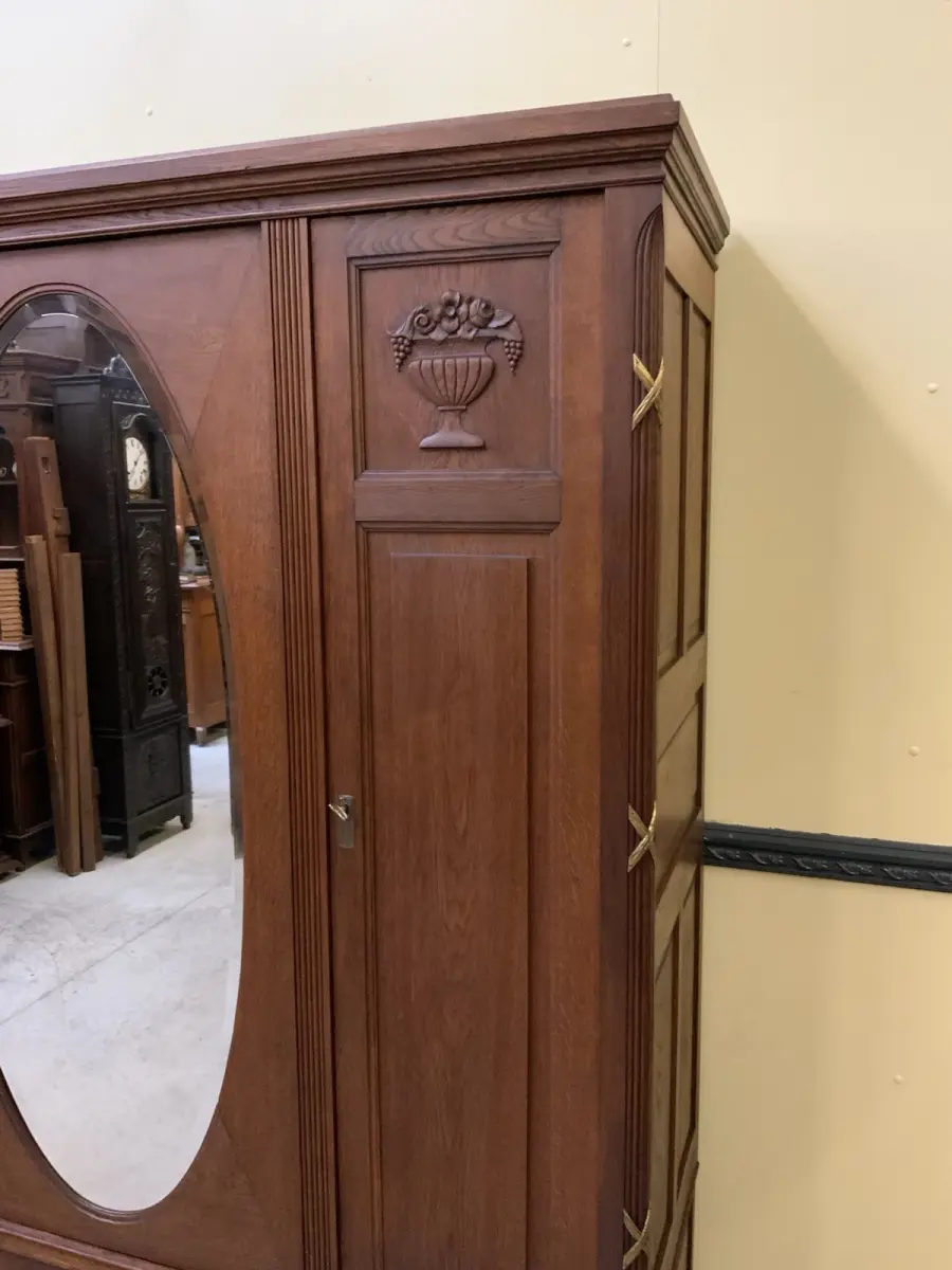 Antik - Kleiderschrank, Wäscheschrank - Art Deco -  Lieferung möglich! 8