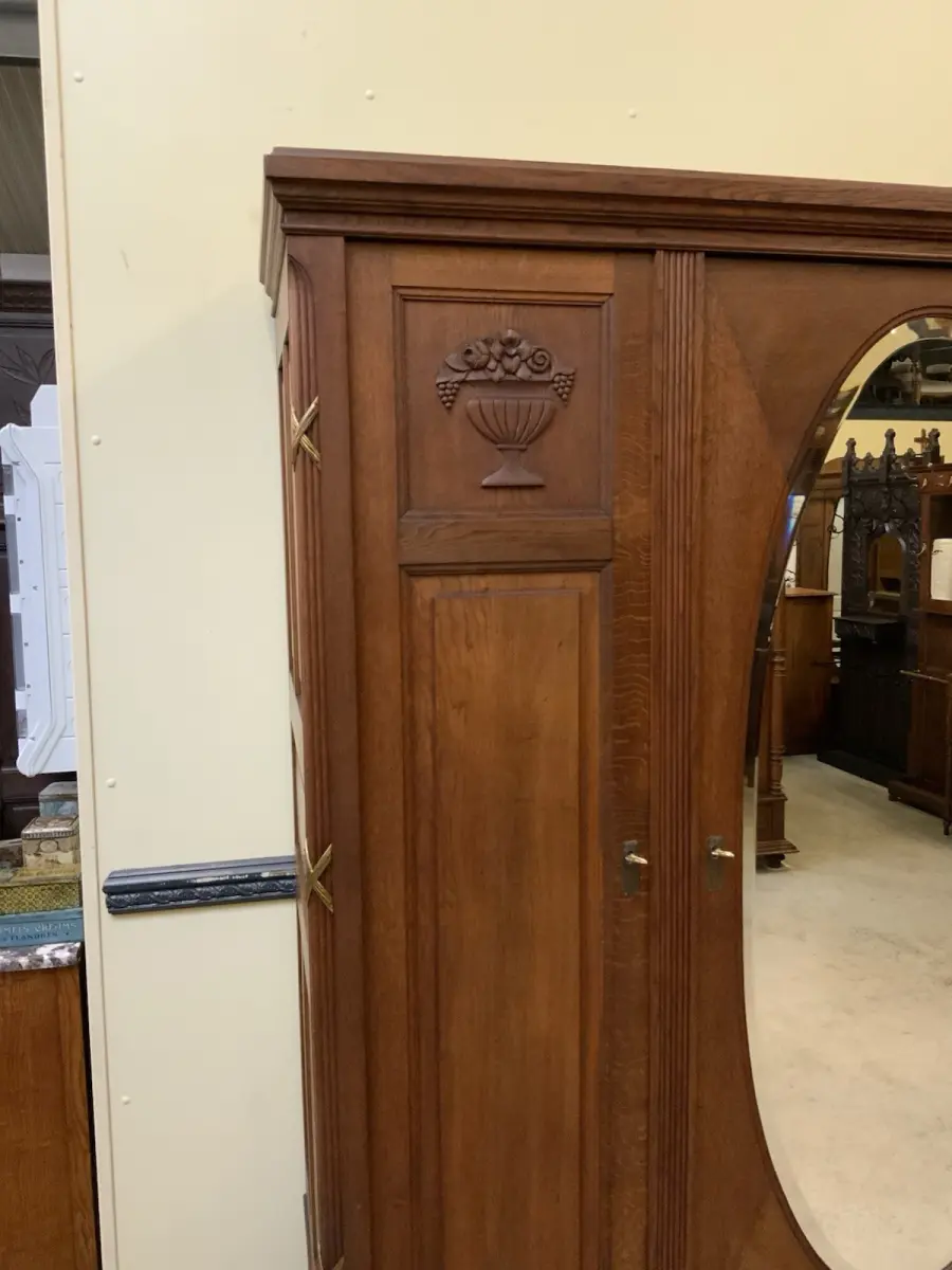 Antik - Kleiderschrank, Wäscheschrank - Art Deco -  Lieferung möglich! 9