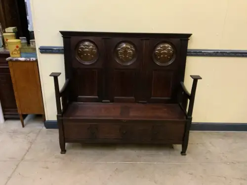 Antik -  Truhen Bank - Jugendstil - Art Nouveau - Lieferung möglich!