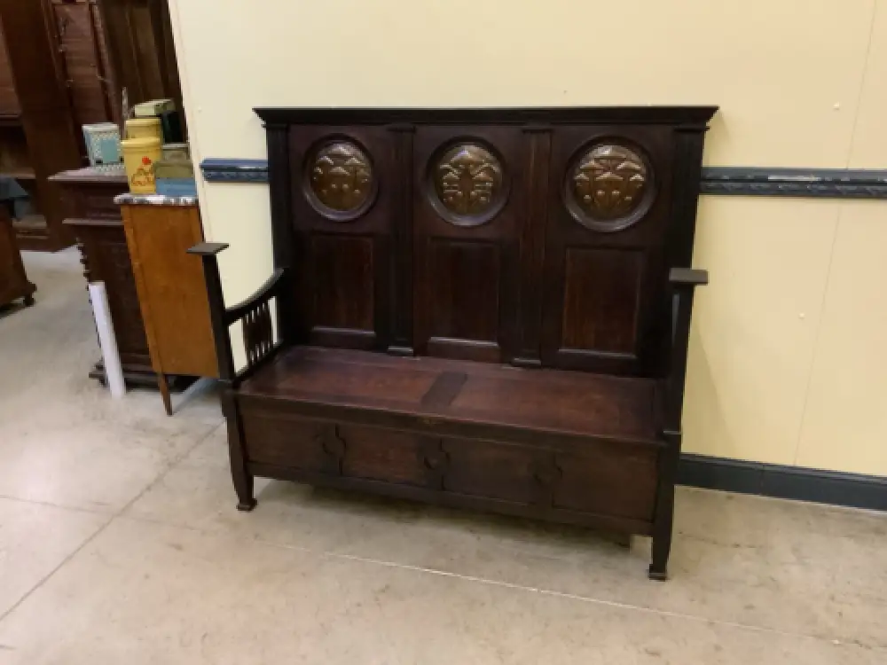 Antik -  Truhen Bank - Jugendstil - Art Nouveau - Lieferung möglich! 2