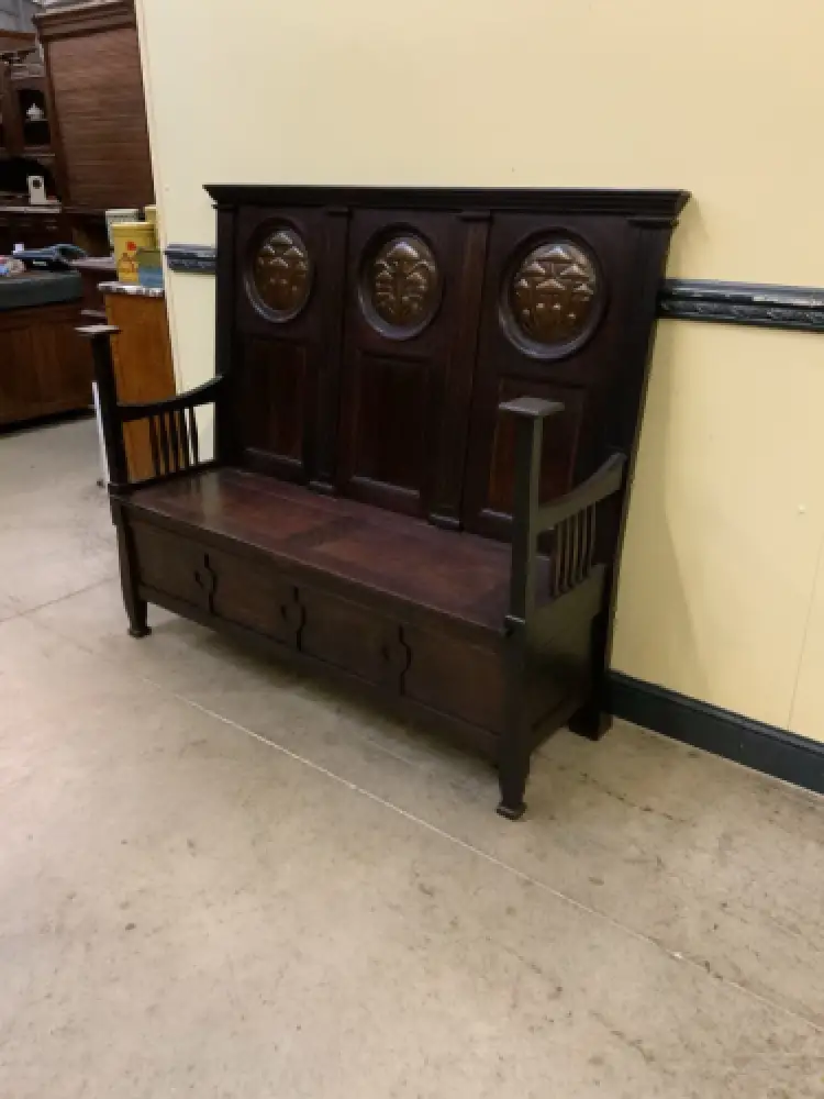 Antik -  Truhen Bank - Jugendstil - Art Nouveau - Lieferung möglich! 3