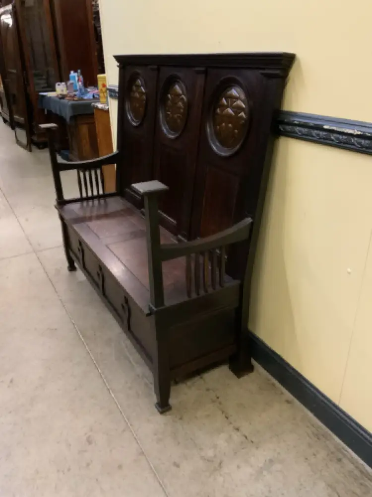 Antik -  Truhen Bank - Jugendstil - Art Nouveau - Lieferung möglich! 4