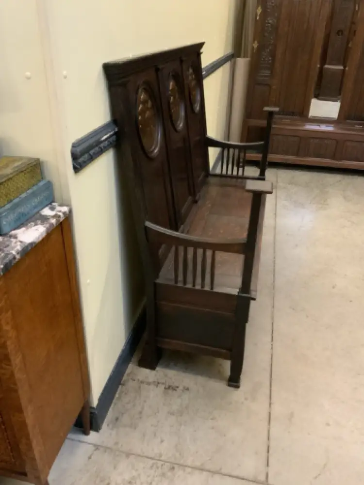 Antik -  Truhen Bank - Jugendstil - Art Nouveau - Lieferung möglich! 5