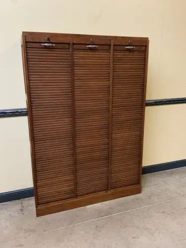 Antiker Art Deco Rolladen Archiv Schrank - Traumhaft - Lieferung möglich!