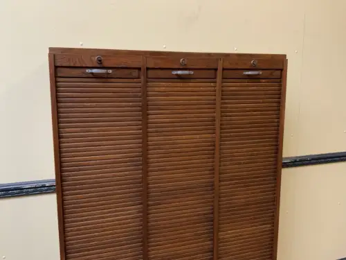 Antiker Art Deco Rolladen Archiv Schrank - Traumhaft - Lieferung möglich!