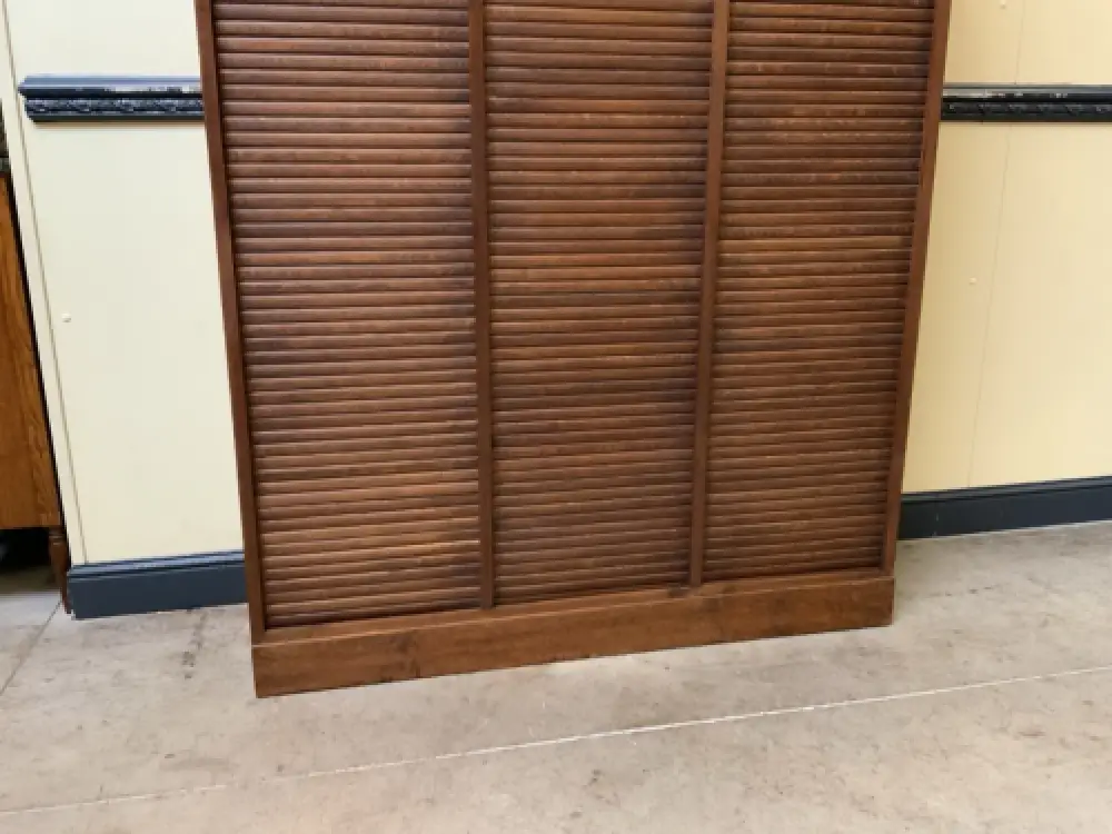 Antiker Art Deco Rolladen Archiv Schrank - Traumhaft - Lieferung möglich! 6