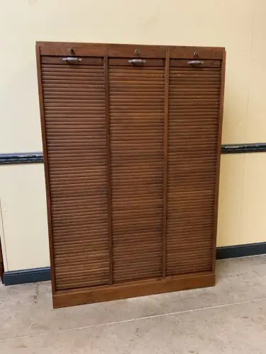 Antiker Art Deco Rolladen Archiv Schrank - Traumhaft - Lieferung möglich!