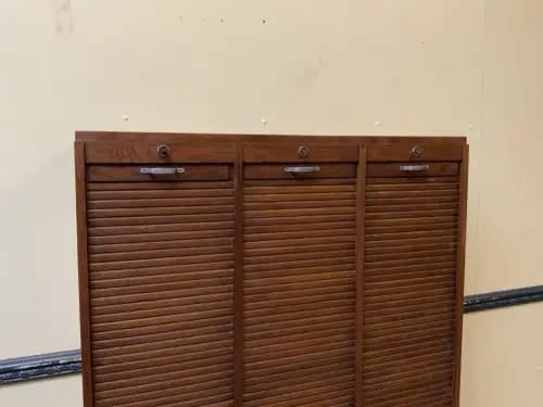 Antiker Art Deco Rolladen Archiv Schrank - Traumhaft - Lieferung möglich!