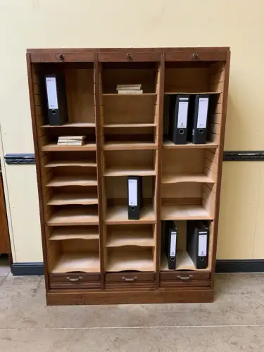 Antiker Art Deco Rolladen Archiv Schrank - Traumhaft - Lieferung möglich!