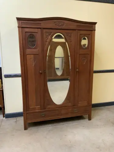 Antik - Kleiderschrank, Wäscheschrank - Jugendstil -  Lieferung möglich!