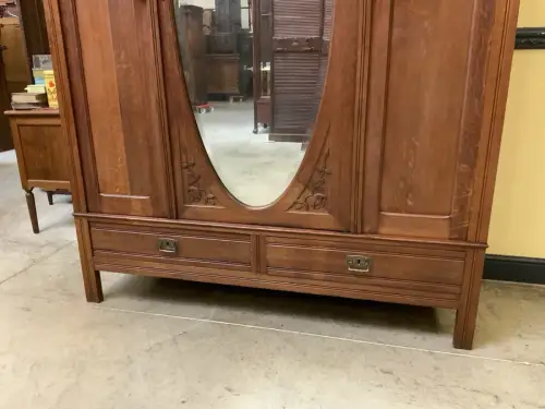Antik - Kleiderschrank, Wäscheschrank - Jugendstil -  Lieferung möglich!
