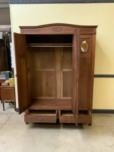 Antik - Kleiderschrank, Wäscheschrank - Jugendstil -  Lieferung möglich!