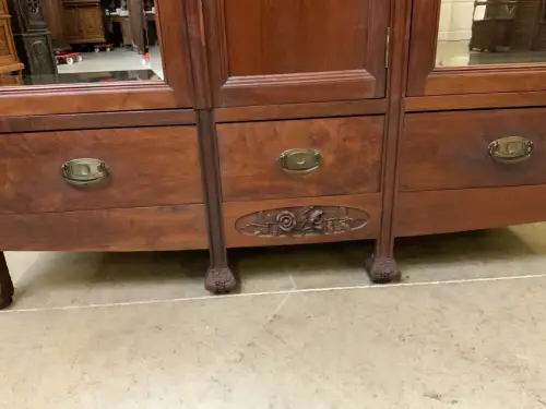 Antik Kleiderschrank, Wäscheschrank -Jugendstil - Art Nouveau - Lieferung mögl.!